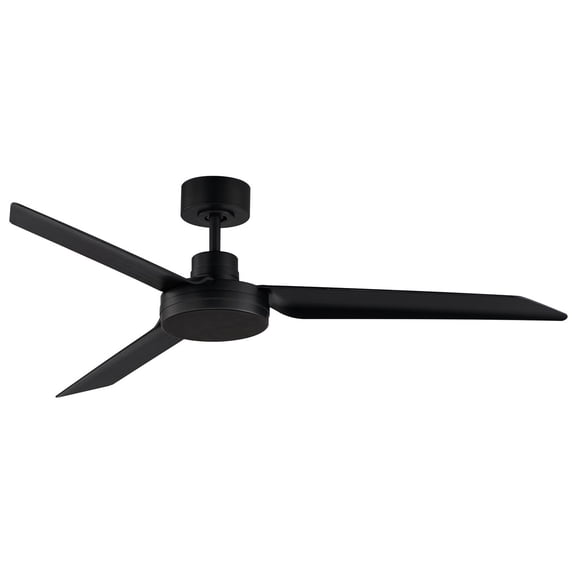 Maxim Lighting - Ultra Slim - 52 Inch Outdoor 3 Blade Ceiling Fan-Black Finish