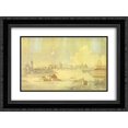thumbnail image 1 of Maxim Vorobiev 2x Matted 24x18 Black Ornate Framed Art Print 'View from Yauza on Kremlin in Moscow', 1 of 2