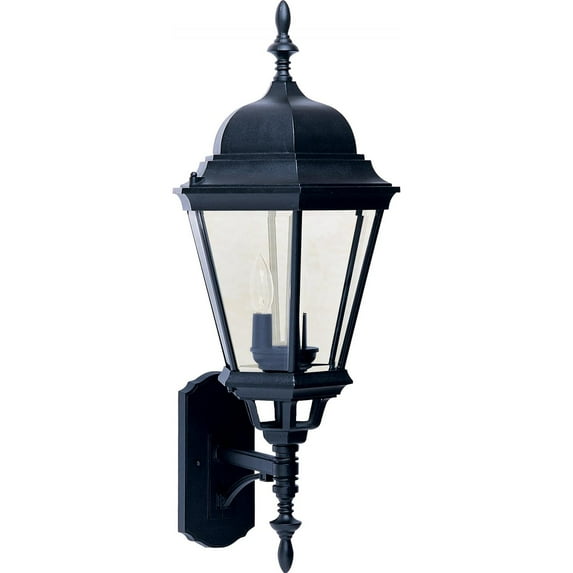 Maxim Westlake Three Light 28-Inch Outdoor Wall Light - Black - 1006BK
