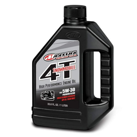 Maxima 15901 Snowmobile 4T 5W30 Engine Oil - 1 Liter Bottle