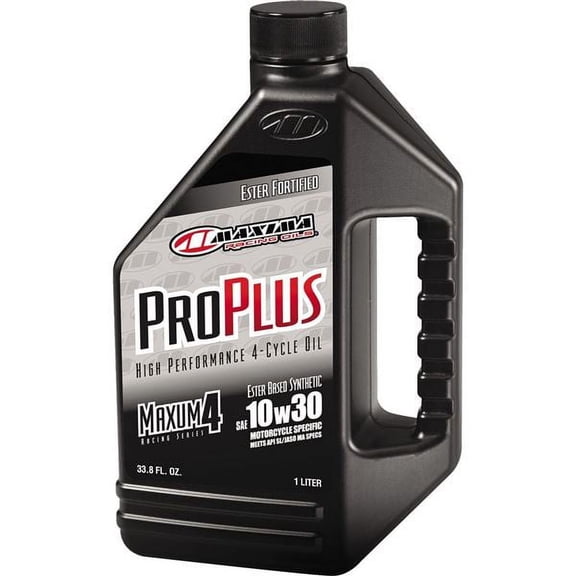 Maxima 30-01901 Pro Plus Full Synthetic Race Grade 4-Stroke Oil - 10W-30 1 Liter