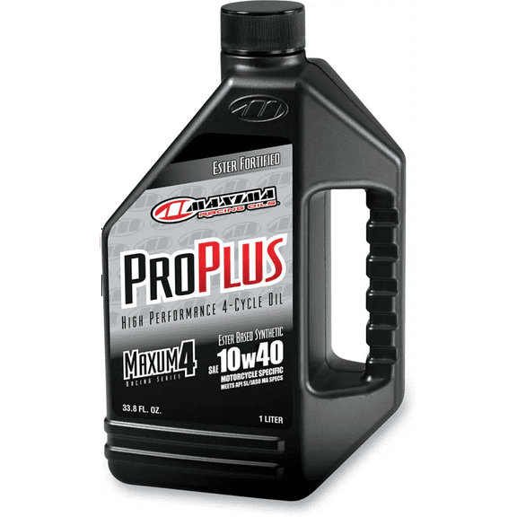 Maxima 30-02901 1 Litre Pro Plus 10W40 Maxum 4 Series Synthetic Motorcycle Engine Oil