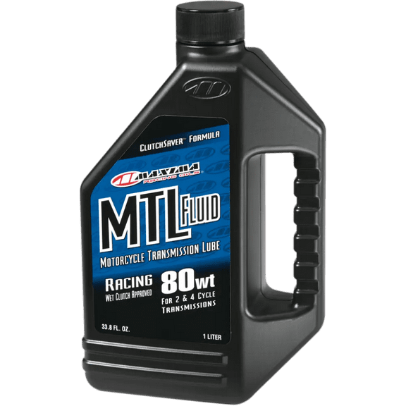 Maxima 41901 MTL-R 80WT Motorcycle Transmission/Clutch Fluid - 1 Liter Bottle