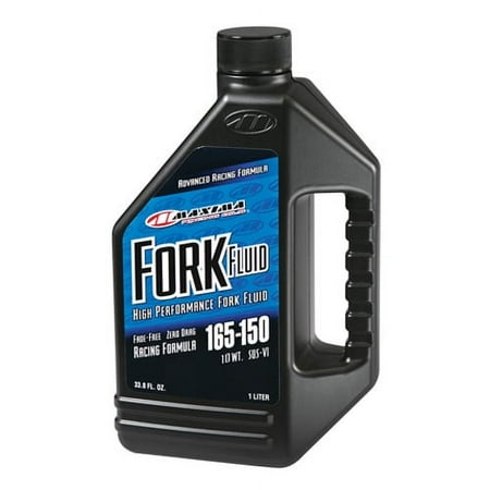 Maxima (59901-10) 165/150 Grade 10WT Zero Drag Formula Racing Fork Fluid - 1 Liter