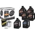 thumbnail image 1 of V-Twin Oil Change Kit Mineral w/Chrome Filter, Evolution, 1 of 2