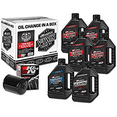 thumbnail image 1 of V-Twin Oil Change Kit Synthetic w/Black Filter, Sportster, 1 of 3