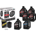 thumbnail image 1 of Maxima V-Twin Synthetic Oil Change Kit TC Black Filter for Harley-Davidson 1999-2016, 1 of 2