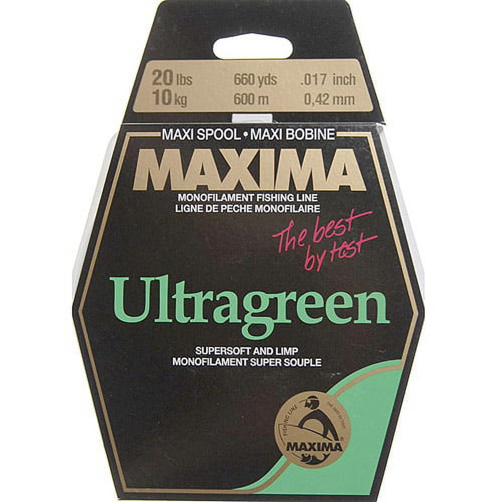 Maxima America 660 yd Maxi Spool Fishing Line, Green 