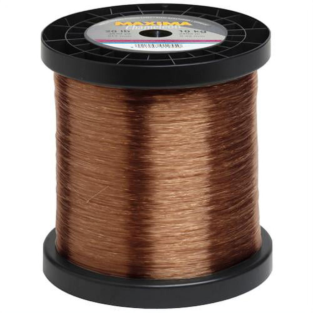 Maxima Chameleon Monofilament Line - Bulk Spool Test 30 Lb Color Chameleon Brown