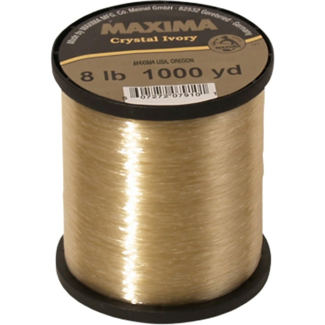 Maxima Crystal Ivory Fishing Line, 1/4 lb Spool