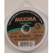 Maxima Mono Fishing Leader Wheel 27 yd Ultragreen 12 lb
