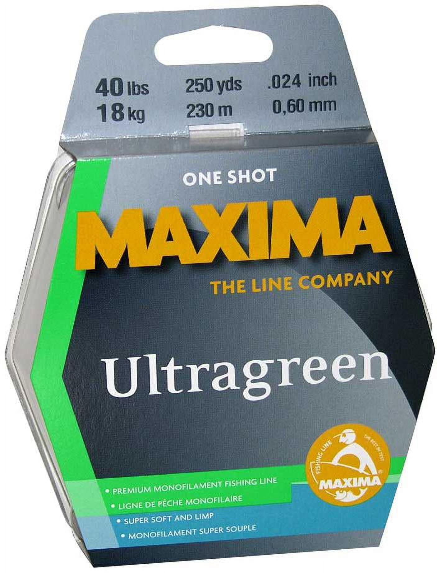 Maxima MOSS-3 Ultragreen Monofilament Fishing Line 1-Shot Spool 3Lb 280  Yards 
