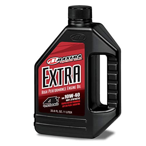 Maxima (16901) Extra4 10W-40 Synthetic 4T Motorcycle Engine Oil - 1 Liter B