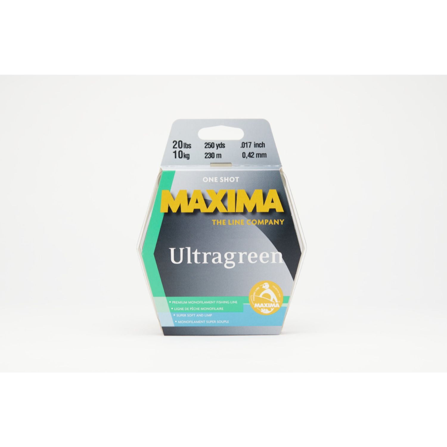 Maxima Oneshot 280 yd Ultragreen Mono Fishing Line 20 lb