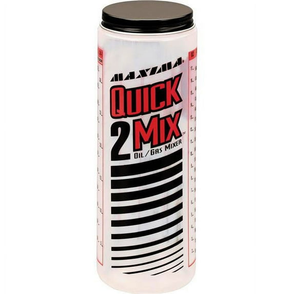 Maxima Racing Oils 10920 Quick-2-Mix Oil/Gas Ratio Mixing Bottle - 20 oz. Capacity