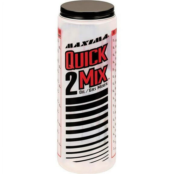 Maxima Racing Oils 10920 Quick-2-Mix Oil/Gas Ratio Mixing Bottle - 20 oz. Capacity
