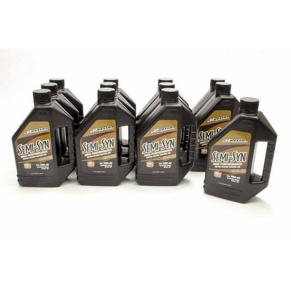 Maxima Racing Oils 10w40 Semi-Syn Oil Case 12x1 Quart