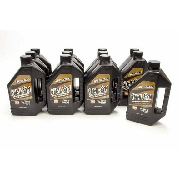 Maxima Racing Oils 10w40 Semi-Syn Oil Case 12x1 Quart
