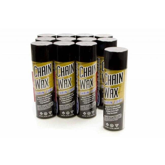 Maxima Racing Oils Maxima Racing Oils 74920 Chain Wax Chain Lube  Conventional 13.5 oz Squeeze Bottle - Set of 12 MAX74920