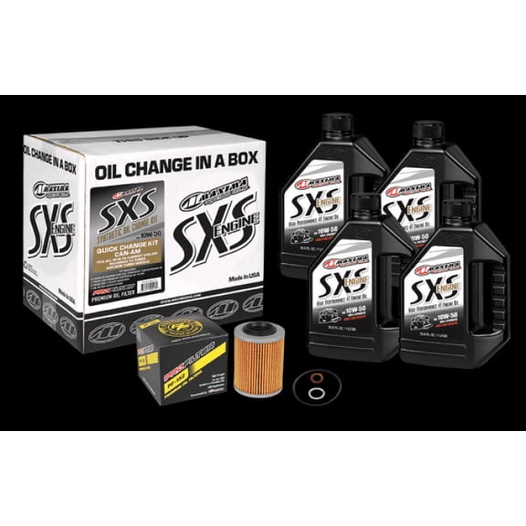 Maxima SXS Can-Am Oil Change Kit 5W-40 Full-Synthetic Maverick X3