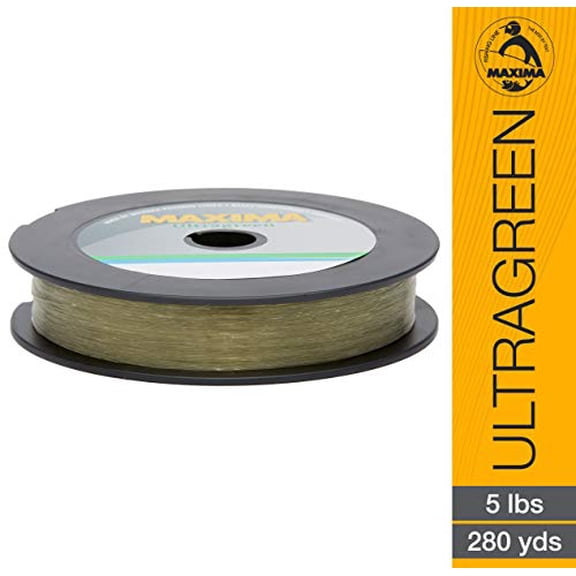 Maxima Ultragreen Monofilament Fishing Line 5lb 280yd Moss Green