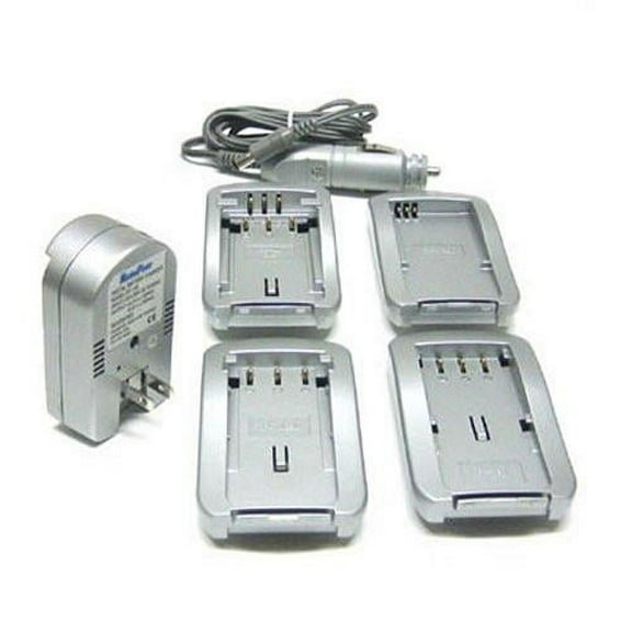Maximal Power FC100 FUJ/PEN Universal All In One Camera Travel Charger for Fuji/Pentax Battery (Silver)