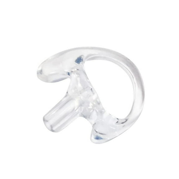 MaximalPower 1 PC Clear RIGHT Medium Replacement Earmold Earbud for Two-Way Radios