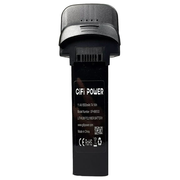 ​MaximalPower 11.4V 6500mAh Battery for Hubsan Zino Pro+, Zino Pro+ Plus Drone (1 Pack)