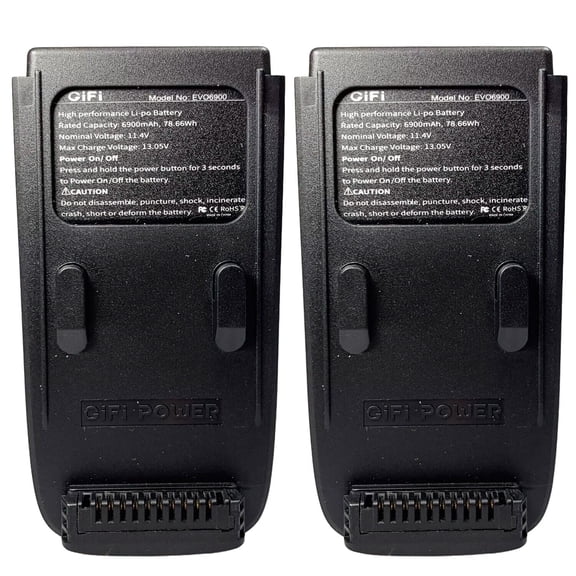 ​MaximalPower 11.4V 6900mAh Battery Replacement For Autel Robotics EVO I Drone (2 Pack)