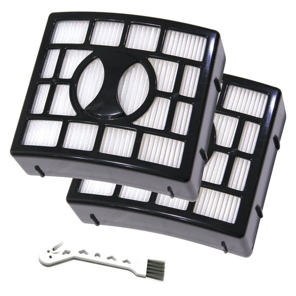 MaximalPower 2 HEPA Replacement Filters for Shark Rotator Powered Lift Away Speed NV680 NV681 NV682 NV683 NV800 NV801 NV803 UV810, Compare to Part # XFF680 &XHF680 (2 Pack + Brush)