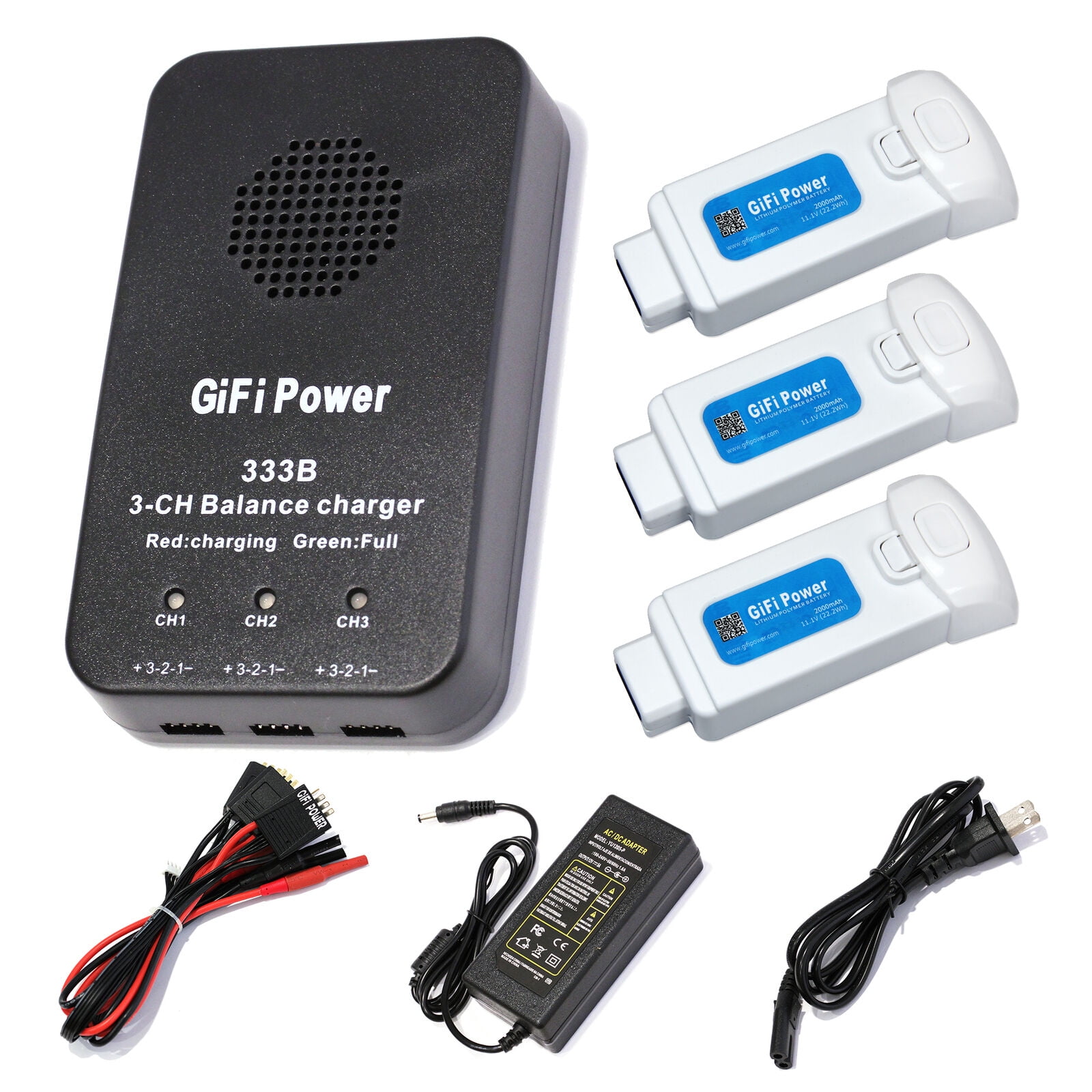 MaximalPower 3-in-1 Charger for Yuneec Breeze LiPo Drone Battery