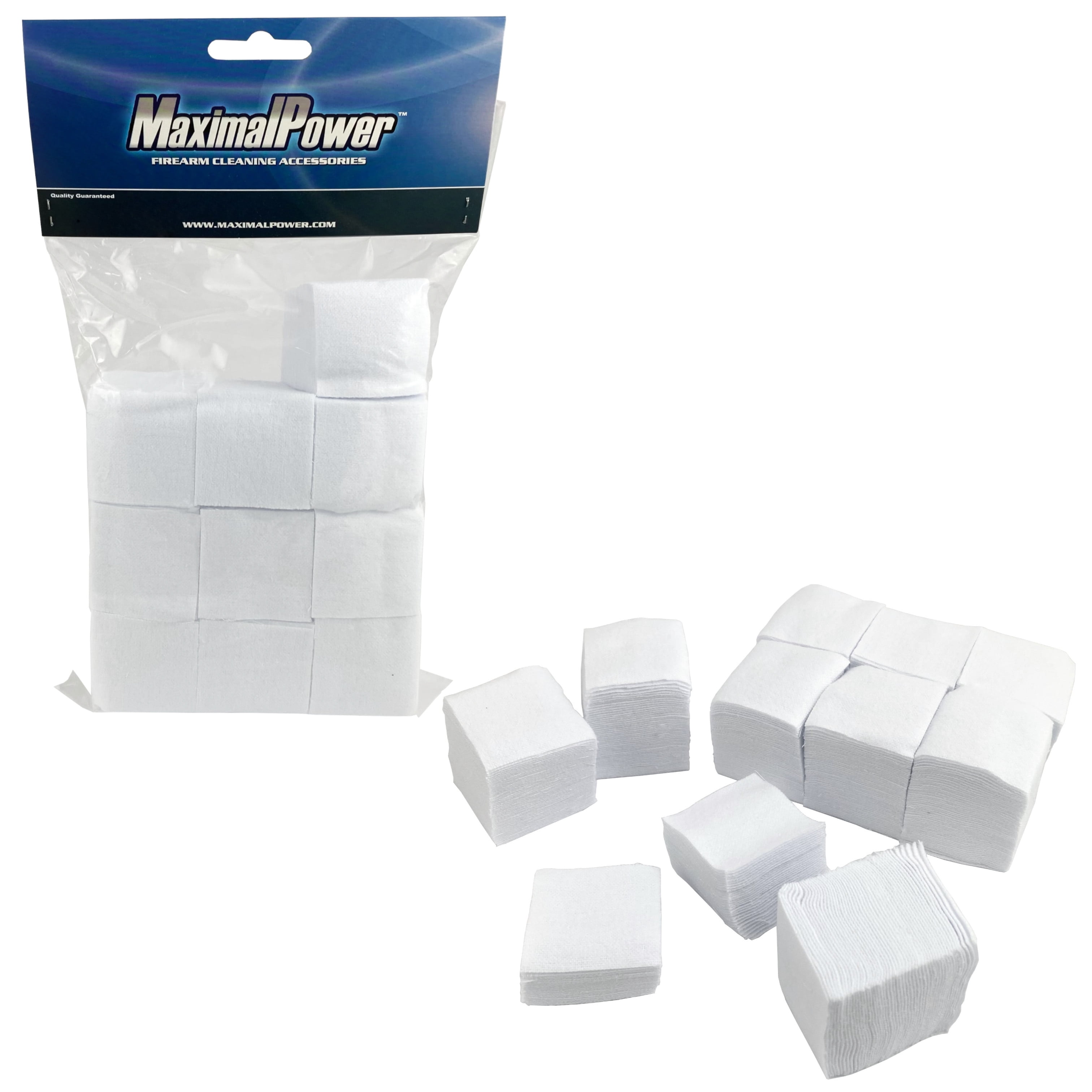 MaximalPower 500PCS Gun Cleaning Cotton Patches - 1-1/2