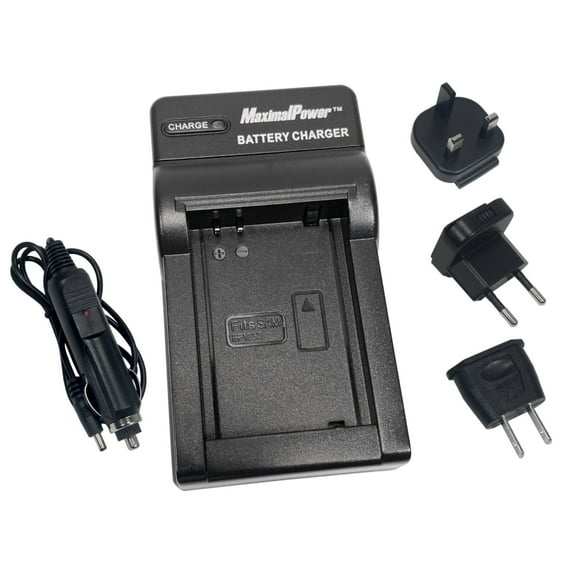 MaximalPower BP-1030 Battery Travel and Car Charger Adapter Compatible Samsung NX200 NX210 NX300 NX-300M NX1100 NX1000 NX2000 Camera BP-1130