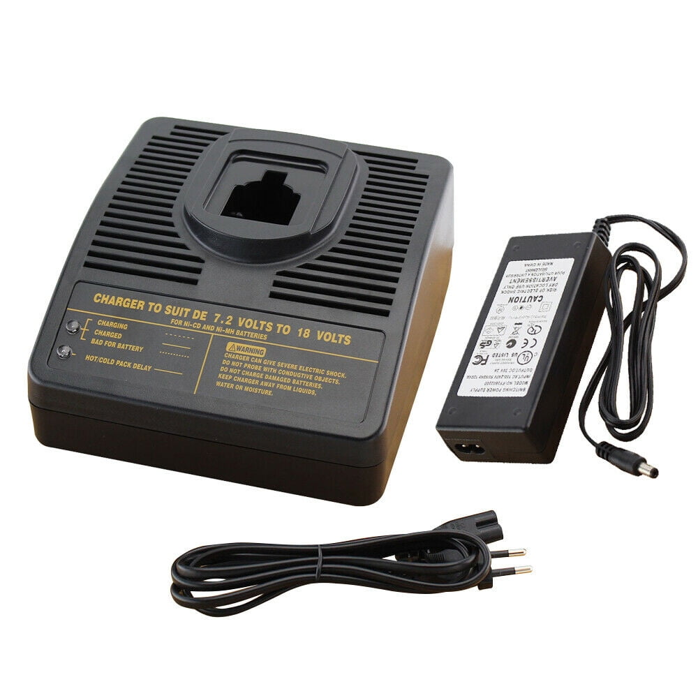 MaximalPower Battery Charger for Dewalt and ELU Power Tool Ni-Cd Ni-Mh Batteries 7.2-18 Volts (Charger ONLY)