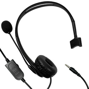 MaximalPower Computer Headset with Microphone Soft Ear Cup Headset with Sound and Volume Control for Laptop, PC, Skype, Zoom, Webinar, Office (3.5mm Jack)