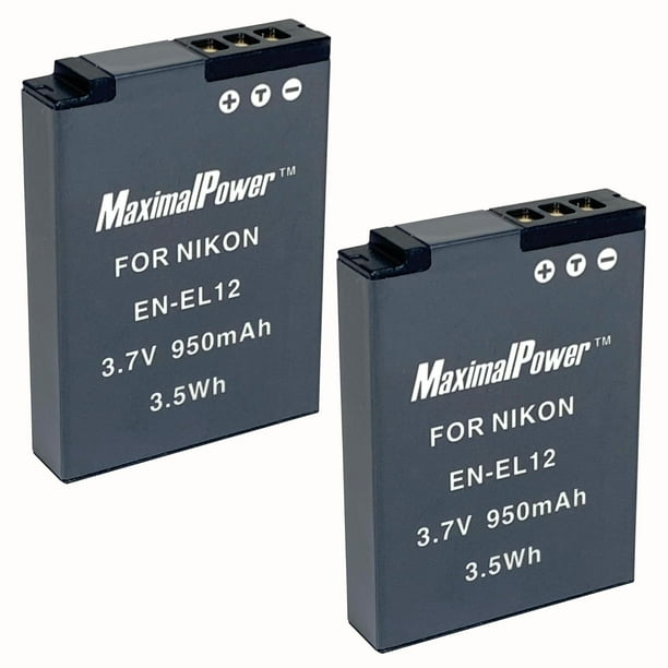 Nikon Coolpix S9900 Battery MaximalPower EN-EL12 Battery