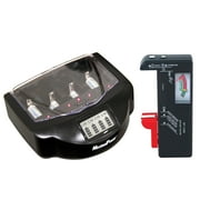 MaximalPower FC999 Universal Rapid Smart Charger and Battery Tester for Alkaline, RAM, Ni-MH, Ni-CD, AA, AAA, C, D, 9V Batteries