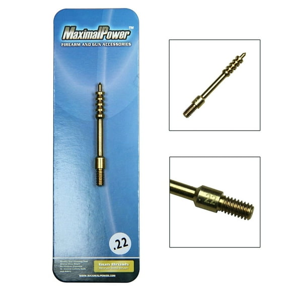 MaximalPower Gun Cleaning Jag .22/.223 Caliber 8-32 Thread Brass 6460-22 Brush (1 Pack)