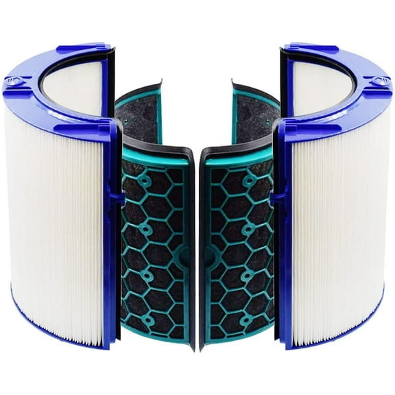 MaximalPower HEPA Filter and Carbon Filter for Dyson TP04 HP04 DP04 Air Purifier - Pure Cool Purifier Fan Replacement Filter True Glass HEPA Filter for Home (1 Set)