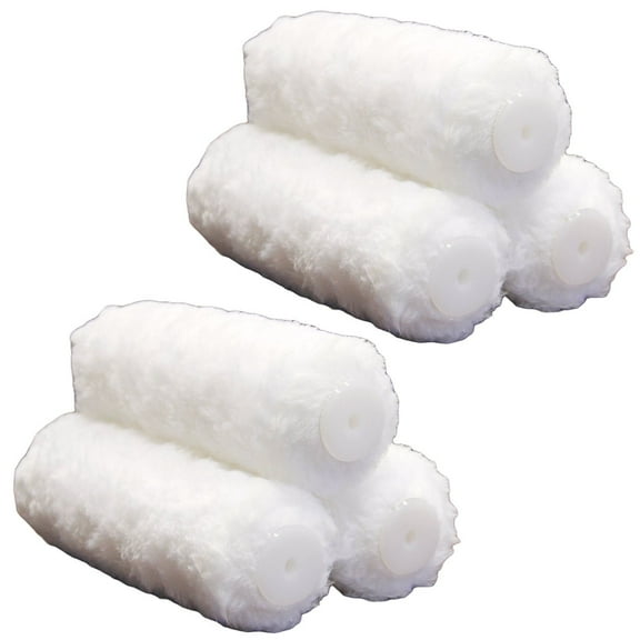 MaximalPower Jumbo 7" x 3/4" Nap Win Paint Lint Free High Density Knitted Polyester Fabric Jumbo Roller Covers (6 Pack)