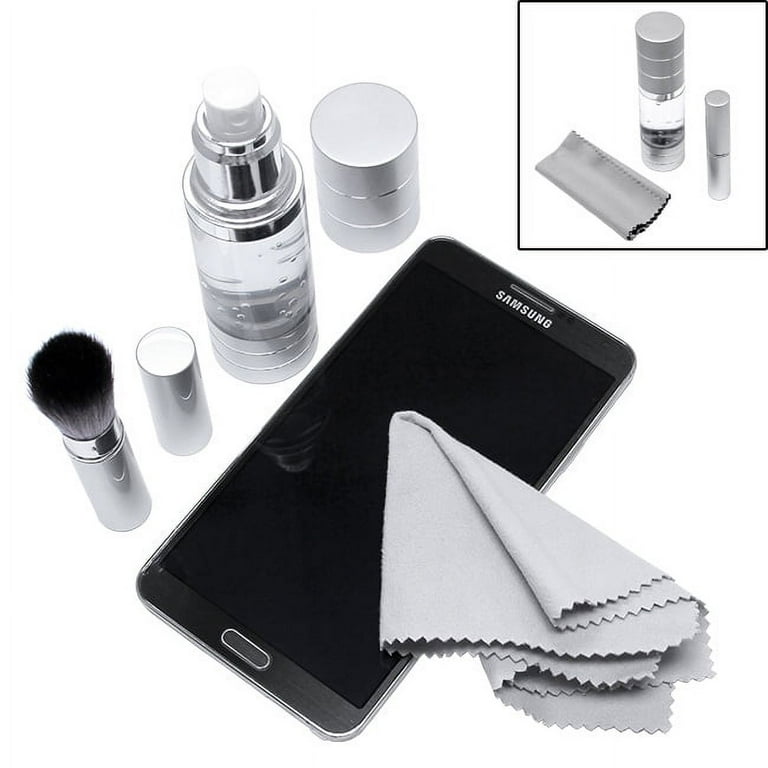 Clean Screen Microfiber and Spray Kit Black