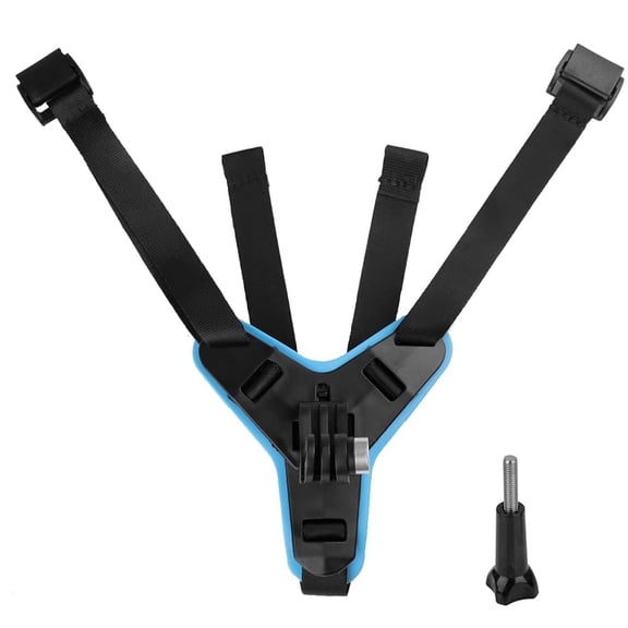 MaximalPower Motorcycle Helmet Chin Strap Mount Compatible with GoPro Hero 12, 11, 10, 9, 8, 7, 6, Hero Black, GoPro Max, DJI Osmo, Sony Action Cameras