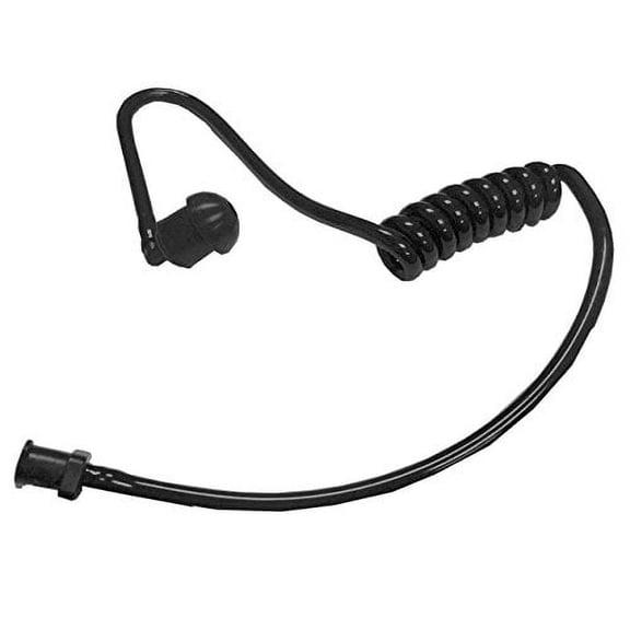 MaximalPower RHF COIL_BK_ Replacement Acoustic Tube for Two_Way Radio Headsets _Black_