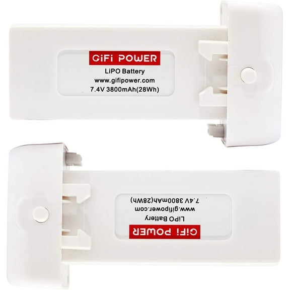 MaximalPower Replacement Battery for Syma X8 Pro & GPS 8 Pro RC Drone | Adds Extra Minutes to Your RC Drone Flying Time (2 Pack Battery)