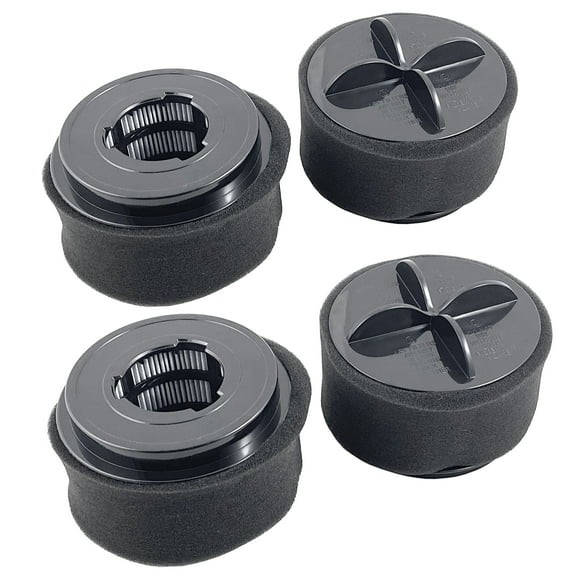 MaximalPower Replacement Filter for Bissell Powerforce Inner Outer Style 9 10 12 Vacuum Filters, Replace for Parts #2031183 2031464, 2031085ES, 32064, 32065 (4)