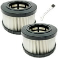 thumbnail image 1 of MaximalPower Replacement HEPA Filters Compatible with Dewalt 1/2 Gallon Wet Dry Vacuum DC5151H DC515 DCV517 DCV517B for Vacuum Cleaning Workshop Cleanup (2 Pack & Small Brush), 1 of 9