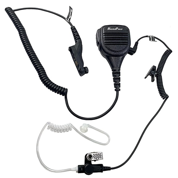 MaximalPower Speaker Mic Compatible with Motorola Radios APX4000 APX7000 APX6000 XPR6350 XPR7350 XPR6550 XPR7550 APX 7000 6000 4000 XPR 6550 7350 7550, Shoulder Microphone with 3.5mm Earpiece
