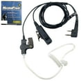 thumbnail image 1 of MaximalPower Surveillance Kit with Kevlar Enforcement in The Cable for 2 Way Radio Kenwood TK380, TK3160 Hand Free Earphone, 2 pin Plug Two Way Radios (1 Pack), 1 of 5