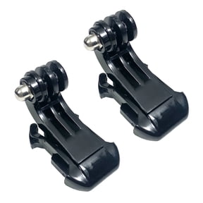 MaximalPower Vertical Surface Quick Mounting J-Hook Buckle Mount for GoPro Hero 13 12 11 10 9 8 7 6 5 4 3+ 3 Other Action Cameras (2 Pack, Black)