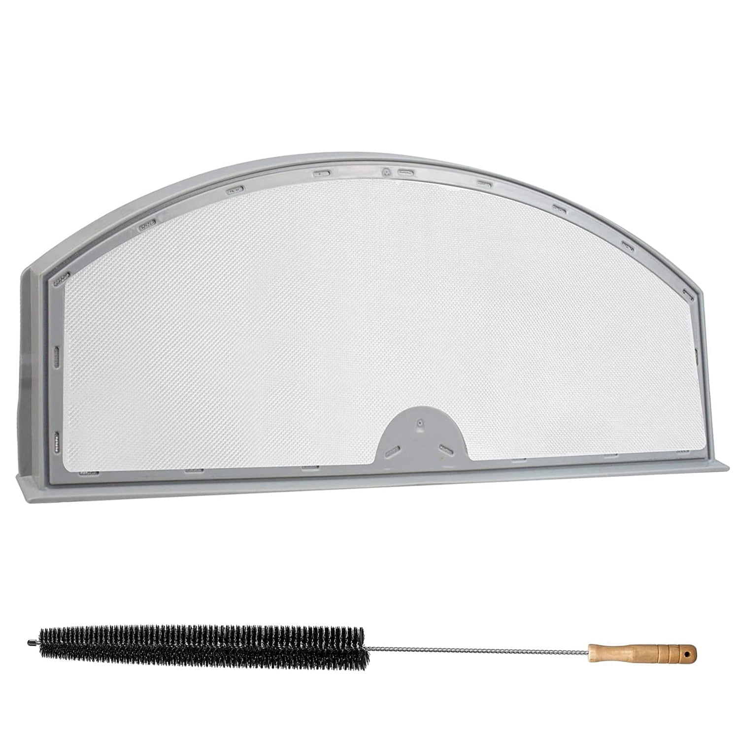 MaximalPower WE03X23881 Dryer Lint Screen Stainless Steel Screen for General Electric (GE) Dryer PS11763056 Replaces Filter Part No. WE03X23881 (1 Pack & Dryer Lint Screen Cleaning Brush)